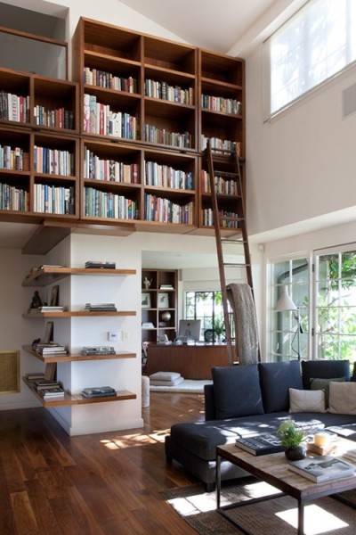 nonconcept:
“ Claire Stansfield House ~ library by Marmol Radziner Architects. (Photography: Paul Raeside)
”