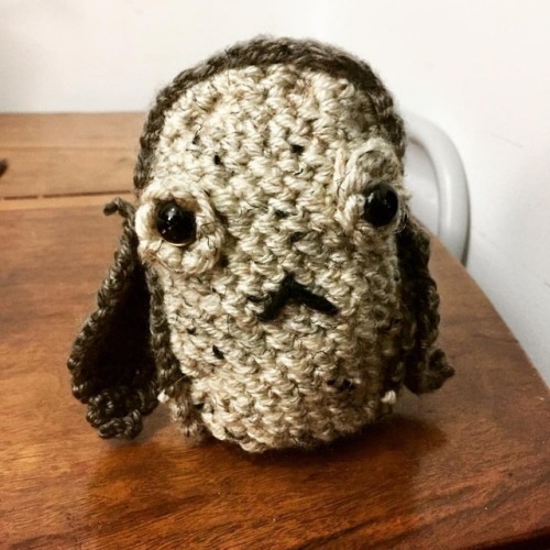 I didn’t choose the porg life the porg life chose me. #starwars #starwarscrochet #huntforthewi