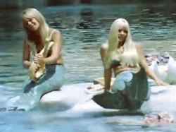 the-king-of-coney-island:  mermaid-myth:  Disneyland mermaids in the 1960s  ⊱✰⊰