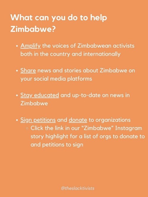 rhoxana:    ALL BLACK LIVES MATTER EVERYWHERE. ZIMBABWE NEEDS YOUR HELP (please read and signal boost!)  there is little to no coverage on this crisis worldwide. Rally for it just like you have for Black Lives Matter in the US, Yemen, Australian bushfires