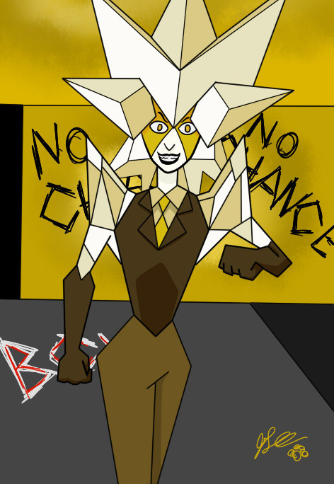 So Yellow Diamond came down to Earth and bought Beach City Wrestling and made the