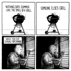 thejakelikesonions: the smell of a grill