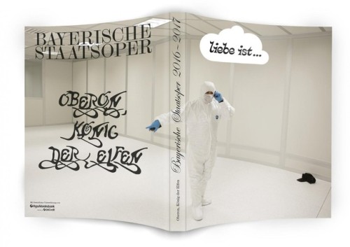 bureauborsche:Liebe ist… #OBERON New programme book for the Bavarian state opera! #graphicdes