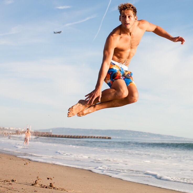 mrturk:  @maxemerson in Mr Turk swimwear. Say Hello to summer 