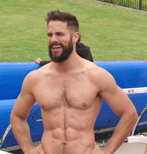 hotashellcelebmen:  More here :https://auscaps.me/2017/07/09/brant-daugherty-keegan-allen-and-galen-gering-shirtless-in-battle-of-the-network-stars-1-02/