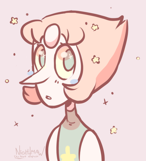 nightmaw:  10 min pearl doodle Pearl is the actual definition of my feminine aesthetic 
