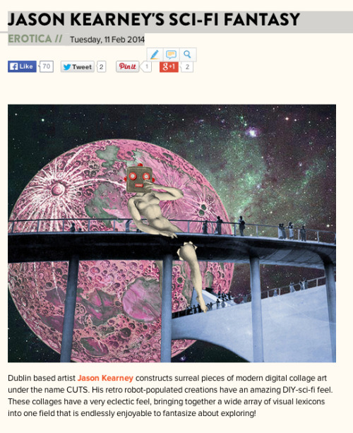 I got featured in Juxtapoz magazine, check out the article here.  Apparently I’m tagged under 