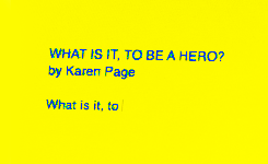 wandamaixmoff:female awesome meme: [1/5] non-warrior characters → Karen PageWhat is it, to be a hero
