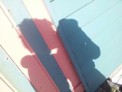 rovalties:  freckiled:  misque:  my boyfriend and I went to the beach today and I thought this beach house was really snazzy  qts  so cute 