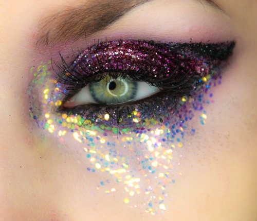 karlapowellmua: Black Magic Tears This Halloween I am brining you budget make-up looks using VIVO Cosmetics. Instead of focusing on the dark looks this Halloween I wanted to try something fun, sparkly with a hint of dark magic! A look that glimmers with