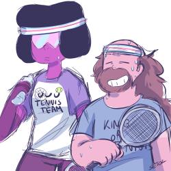 seto2:  “Garnet and Greg play tennis on