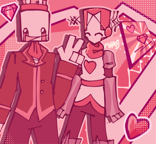 Hatty And Pink Knight! :D (besties!1! :D)