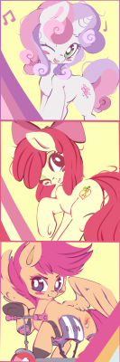 theanonymousbronyblog:  cutie mark crusaders