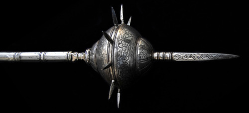 Indian gruz (mace), 18th -19th century.from the Jorge Caravana Collection