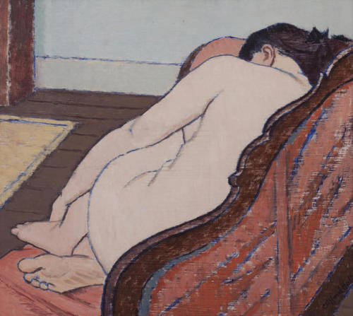 youcannottakeitwithyou: Clifford Hall (British, 1904-1973) Seated Nude
