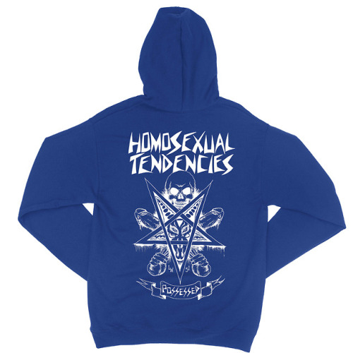 HOMOSEXUAL TENDENCIES also in black on the shop.