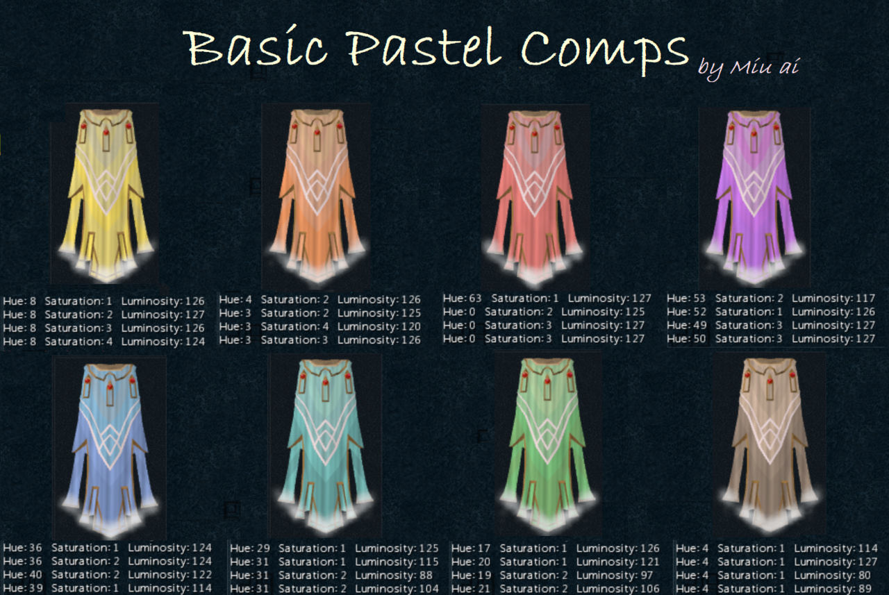 Pligt tab voksenalderen Miu's outfits — Useful Pastel Comp Codes