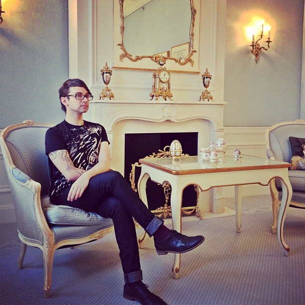 csiriano:  Had a great shoot today at the Waldorf-Astoria and settling in to our