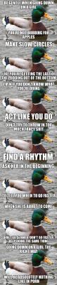 So I heard people like actual advice mallard. 