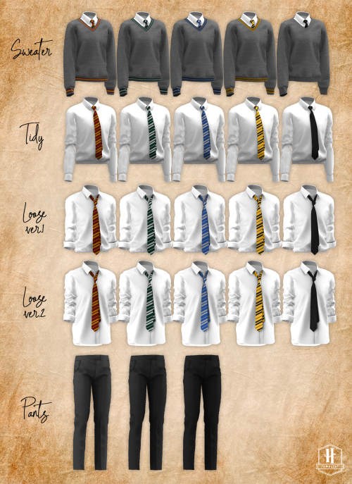  Kiro_Hogwarts uniform set (remaster) +Kids version remastered version of the Hogwarts uniform relea