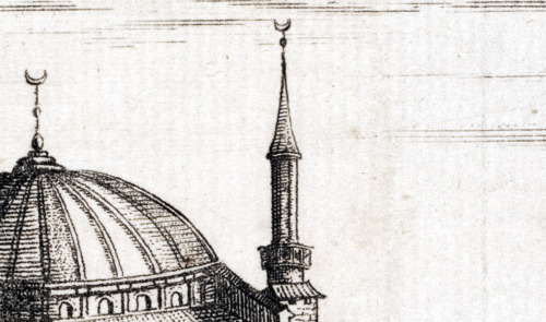 speciesbarocus:Hagia Sophia, Istanbul (1718). Detail [x]From: Adriaan Reland - Verhandeling van de g