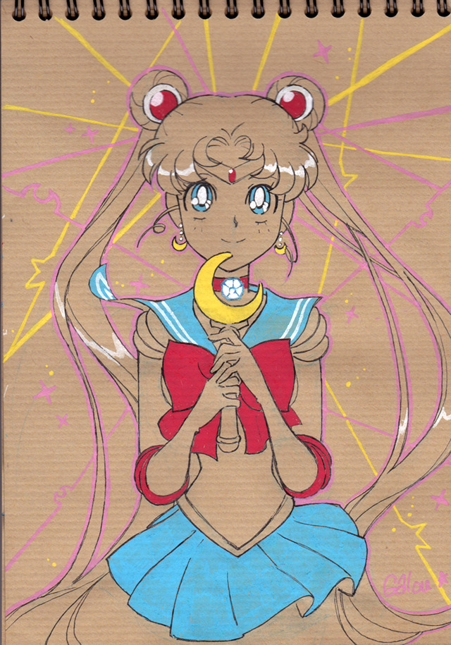 galoupop:  Got myself a new set of Poscas and some kraft paperpad. I couldn’t resist