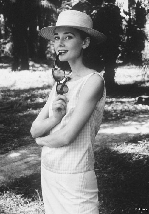 Audrey Hepburn photographed by Leo Fuchs during the filming of The Nun’s Story, 1958. 