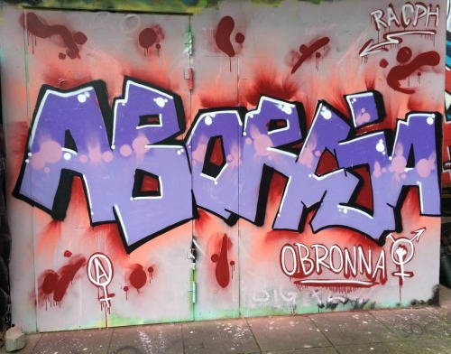 Graff piece in Copenhagen in solidarity with Polish people fighting against the abortion ban