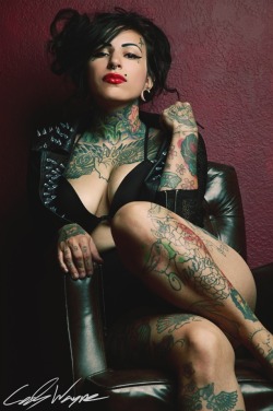 tattooedladiesmetal:  Marie Bardoukhe  One of my favorite girls!