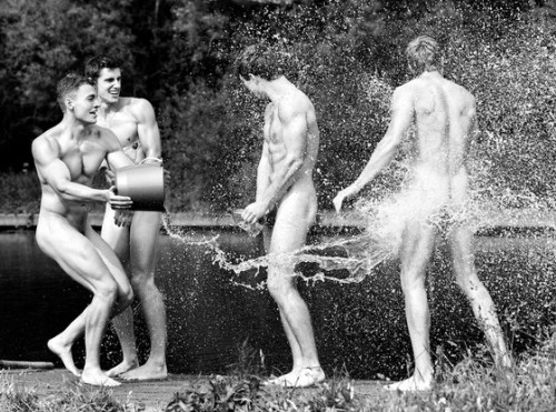 greencarnations:  fuckinginactivity:  yaytheinternet:  British Rowing Team Poses Naked to Help Fight Homophobia  How exactly does this fight homophobia really  shh the pretty boys are naked for justice 