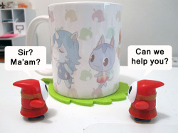 ririmon:  stupidtoypictures:  Seriously, Doug, we hold ourselves to a higher standard than that.(Adorable Animal Crossing mug comes from Mon Amie, the Storenvy Shop of ririmon)  haha this is cute~ but doug needs to clean up his act! :v 