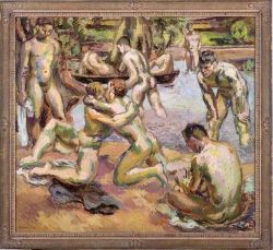 artfreyparis:    The bathers by Duncan Grant,