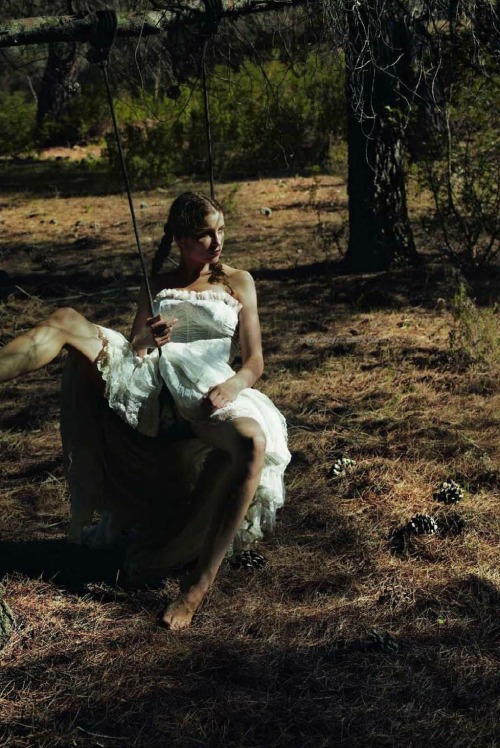 himneska:Laetitia Casta in “Lumio Laetitia, Paul & Les Autres” photographed by Cedric Buchet for