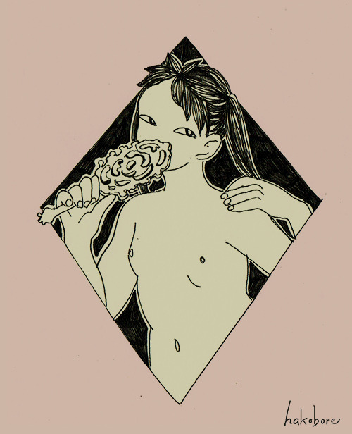 hakobore:  An idea for the tattoo commission that didn’t make it as the final but
