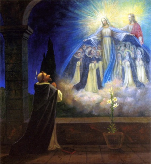 theraccolta:
“ The Dream of Holy Father Dominic by Fr Enrique Mideros, O.P. 1935
”