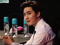 the members’ reactions to whatever suho