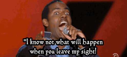 smosh:stand-up-comic-gifs:Baron Vaughn (x)I’ve never seen such an appropriate font change in a gif s
