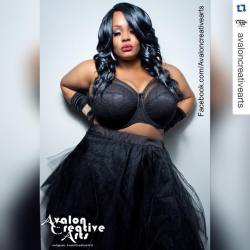 #Repost From @Avaloncreativearts First Time Shoot With Bella @Plusmod_Bella_Raye