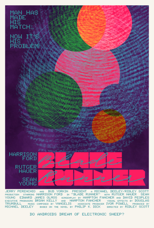 BLADE RUNNER dir. Ridley Scott Design/Illustration: DRW.mov/Drew Phillips