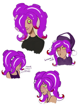 cafe-cardamari: Results of me fooling around with an idea that octolings have fully green eyes like their octopus forms and I kinda like it. A LOT Help. I’ve fallen for fully green eye Tetrox and I can’t get up. 