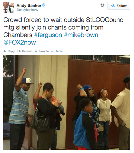 breelifts:  socialjusticekoolaid:   Protesters from across St Louis turned up and