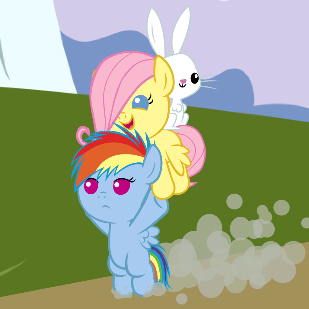 madame-spookyshy:  We’re Taking The Dashie to Ponnyville! by Beavernator  Hnnnng