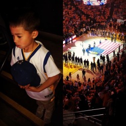 #respecttheflag #greatnephew #hatsoff #hewasready #nbaplayoffs2018  (at Golden State Warriors Home Game)