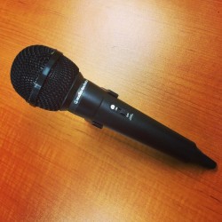 aaronginsburg:  okbjgm:  among the many great things about the writers room for #the100 is that we have our very own “dropping mic” for when our pitches kill.  To be fair, we actually “behead” the mic when pitches kill. #TheGrounderWay