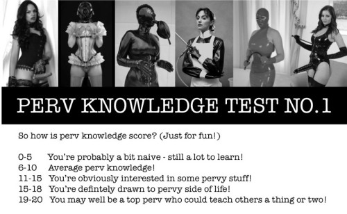 These are the answers to the quiz that is at…..bigstrapon.tumblr.combigstrapon.tumblr.