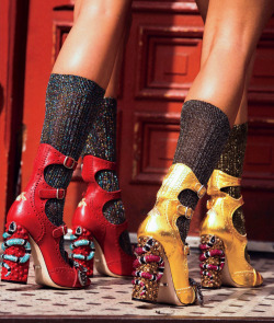 visualjunkee:Gucci shoes - Missoni socks - photography: Lia Clay - Teen Vogue December 2016