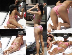 cruzingratiot:  Eva Longoria Pink bikini ass 