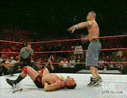 xomonroexo:    you totally missed! Fuck you cena