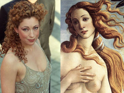 imaginationandheartbreak:  &ldquo;I don’t think my looks are modern&rdquo; Alex Kingston Ok gorgeous, timeless woman, here you go for your birthday: Alex Kingston throughout art history - as Botticelli’s Venus, as Augustus John’s Marquesa Casati,