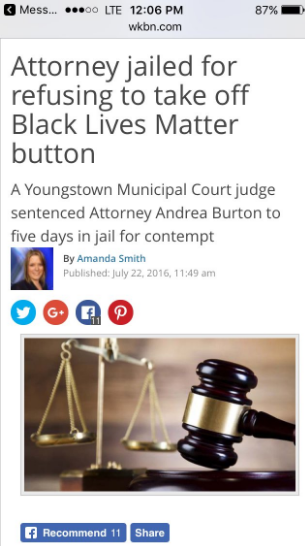 4mysquad:  lagonegirl:  #BlackLivesMatter #Justice #Andrea Burton   source An Ohio